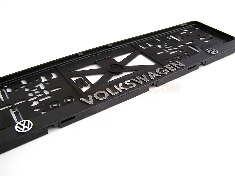 Podznačky 3D - podložky SPZ VOLKSWAGEN (2 ks) Zlevněný