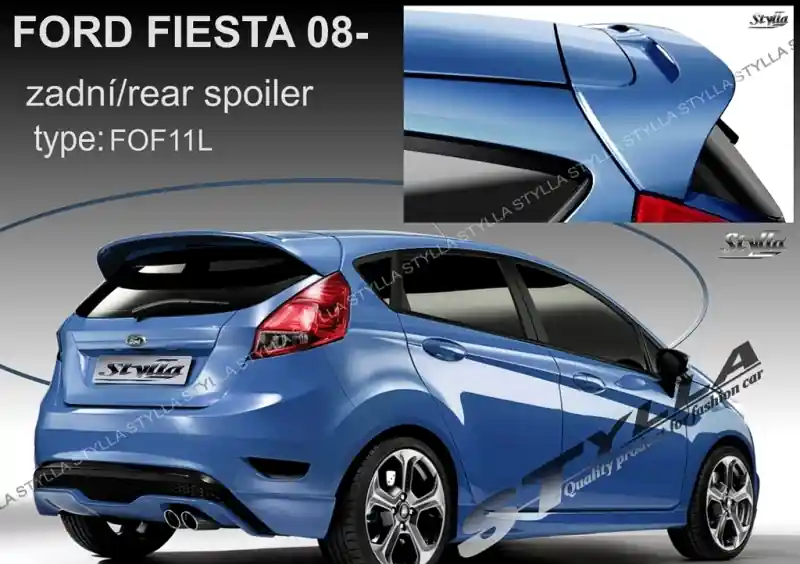 Střešní spoiler - stříška Ford Fiesta VI (2008 - 2017) - Stylla FOF11L Akční Cena