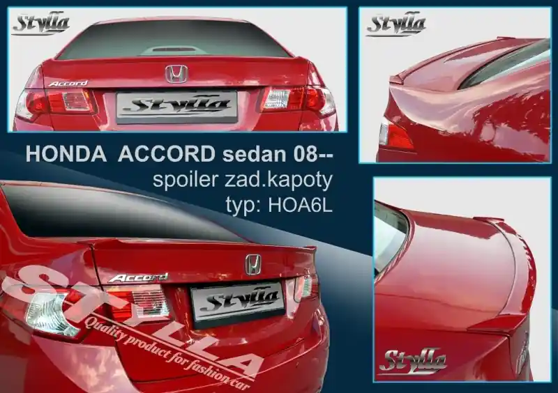 Víkendová Akce Zadní spoiler Honda Accord VIII Sedan (2008 - 2015) - Stylla HOA6L