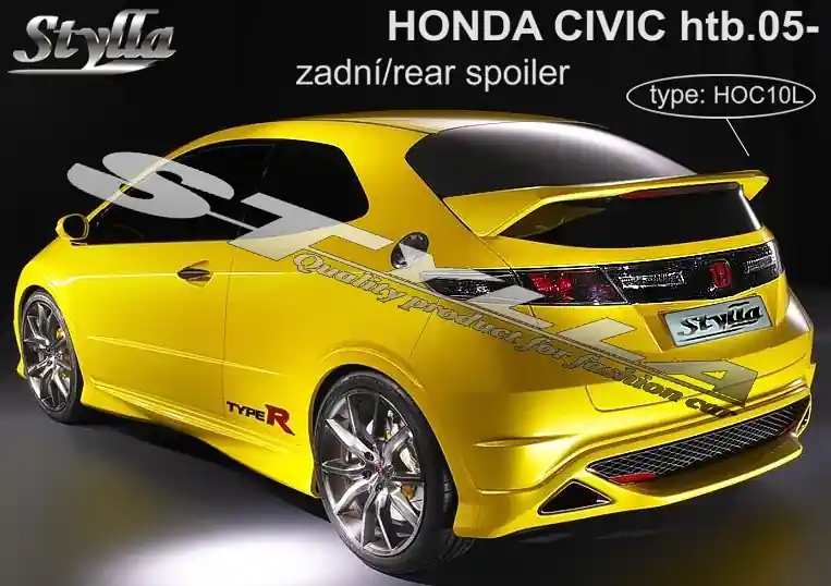 Zadní spoiler Honda Civic VIII Hatchback (2005 - 2011) - Stylla HOC10C Expresní Doručení