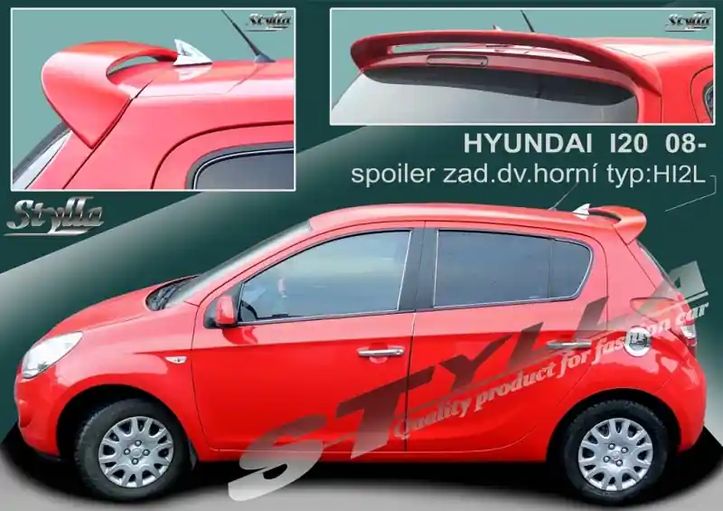 Pouze Dnes Střešní spoiler - stříška Hyundai i20 I (2008 - 2014) - Stylla HI2L