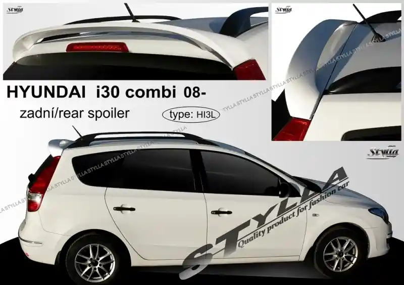Nakupujte Hned Střešní spoiler - stříška Hyundai i30 I CW Combi (2007 - 2012) - Stylla HI3L
