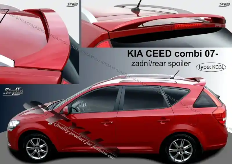 Střešní spoiler - stříška Kia Ceed I Combi (2007 - 2012) - Stylla KC3L Kup Teď