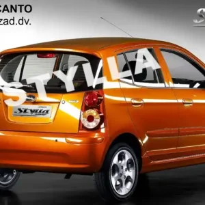 Střešní spoiler - stříška Kia Picanto I (2004 - 2011) - Stylla KP2C Oblíbený