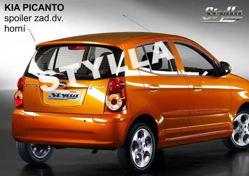 Střešní spoiler - stříška Kia Picanto I (2004 - 2011) - Stylla KP2C Oblíbený
