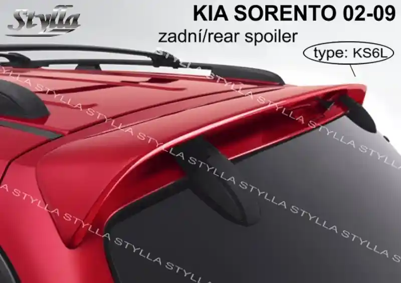 Střešní spoiler - stříška Kia Sorento I (2002 - 2009) - Stylla KS6C Akční Cena