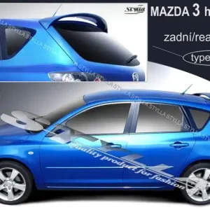 Střešní spoiler - stříška Mazda 3 I Hatchback (2003 - 2008) - Stylla MA8L Hit Sezóny