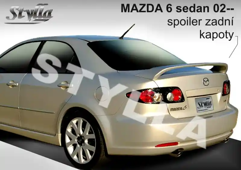 Finální Výprodej Zadní spoiler Mazda 6 I (2002 - 2007) - Stylla MA15C
