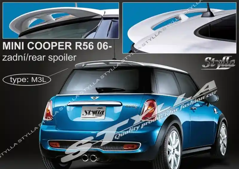 Střešní spoiler - stříška Mini II One Cooper (2006 - 2013) - Stylla M3C Oblíbený
