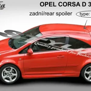 Jen Po Omezenou Doba Střešní spoiler - stříška Opel Corsa D (2006 - 2014) 3. dveřový model - Stylla OPC5C