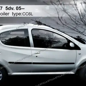 Střešní spoiler - stříška Peugeot 107 (2005 - 2014) 5. dveřový model - Stylla CC6L Nejlepší Volba