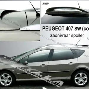 Střešní spoiler - stříška Peugeot 407 SW - Combi (2004 - 2010) - Stylla P22L Výprodej