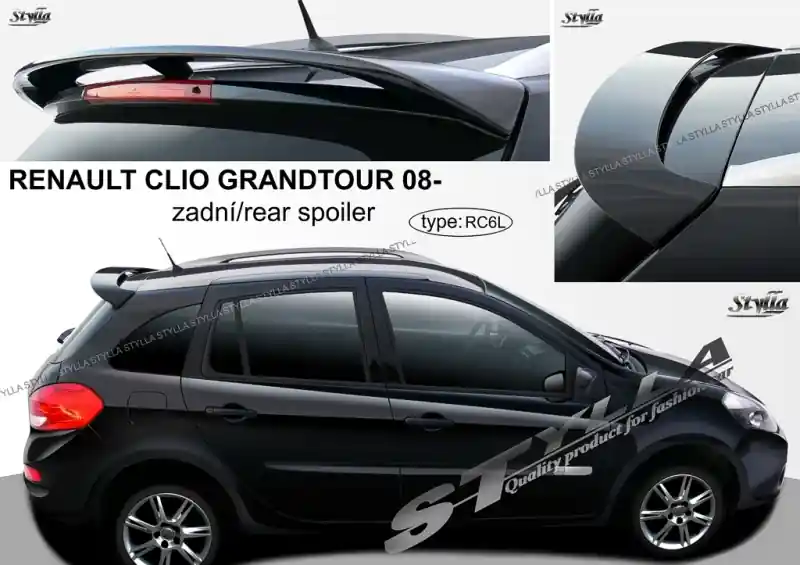 Super Cena Střešní spoiler - stříška Renault Clio III Combi (2007 - 2012) - Stylla RC6L