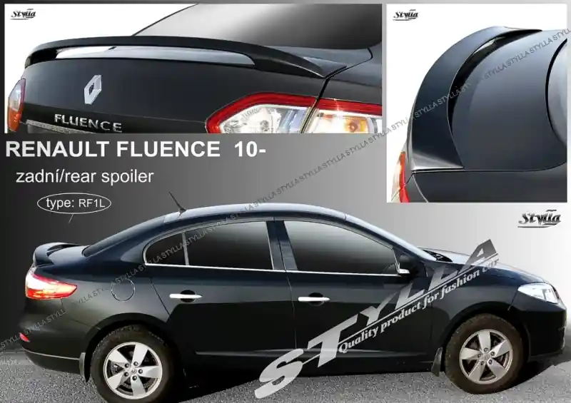 Novinka Zadní spoiler Renault Fluence (2009 - 2016) - Stylla RF1L