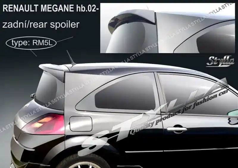 Střešní spoiler - stříška Renault Megane II (2002 - 2008) - Stylla RM5C Cenový Hit