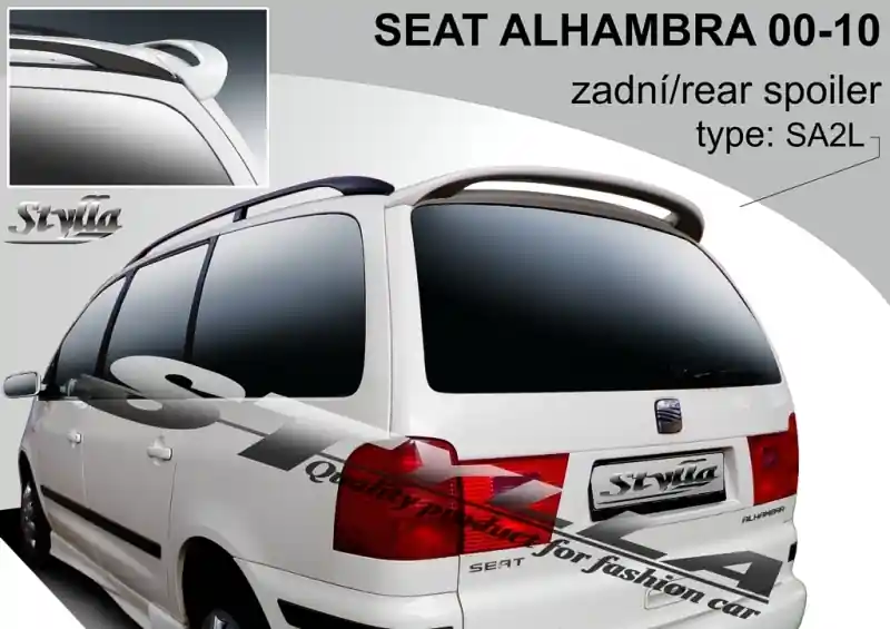 Akční Cena Střešní spoiler - stříška Seat Alhambra I Facelift (2000 - 2010) - Stylla SA2L