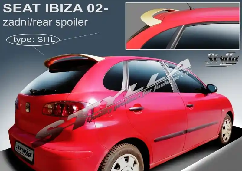 Střešní spoiler - stříška Seat Ibiza III (2002 - 2008) - Stylla SI1L Oblíbený