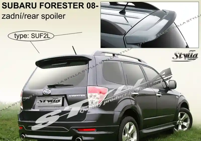Jen Po Omezenou Doba Střešní spoiler - stříška Subaru Forester III (2008 - 2013) - Stylla SUF2C
