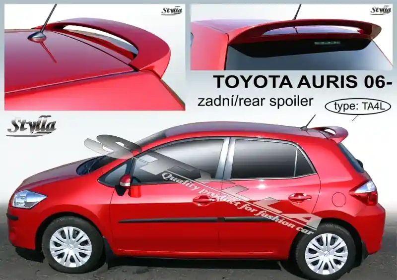 Střešní spoiler - stříška Toyota Auris I (2007 - 2012) - Stylla TA4L Horká Nabídka