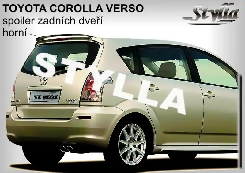 Střešní spoiler - stříška Toyota Corolla Verso II (2004 - 2009) - Stylla TC11C Výprodej