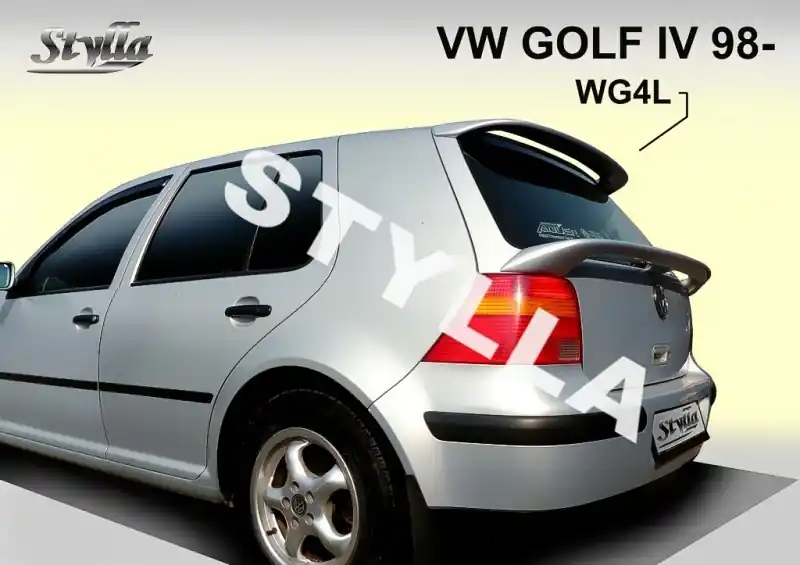 Střešní spoiler - stříška Volkswagen Golf IV (1997 - 2003) - Stylla WG4L Cenově Výhodný