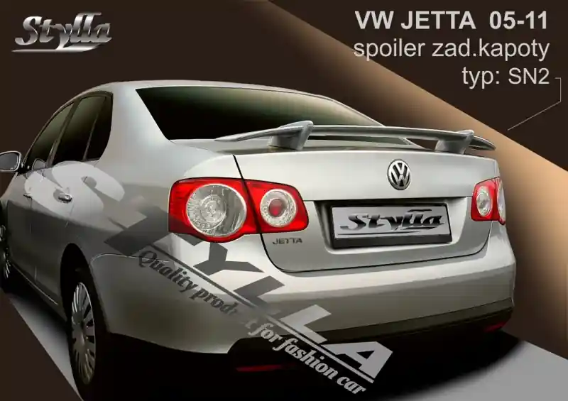 Zadní spoiler Volkswagen Jetta V (2005 - 2010) - Stylla SN2L Víkendová Akce