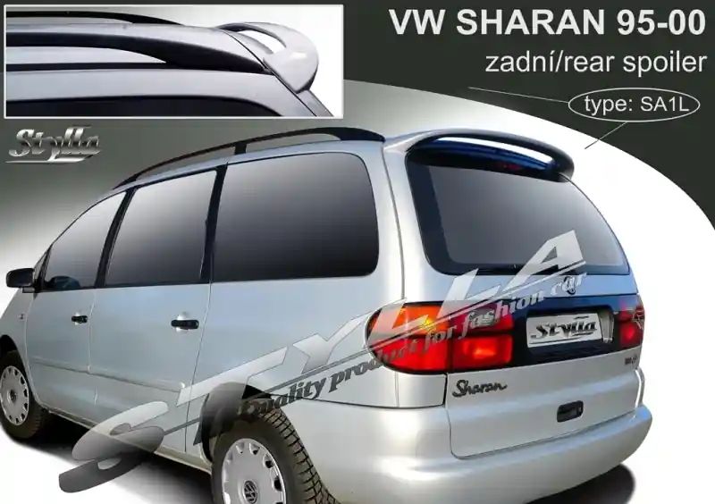 Střešní spoiler - stříška Volkswagen Sharan I (1995 - 2000) - Stylla SA1L Expresní Doručení
