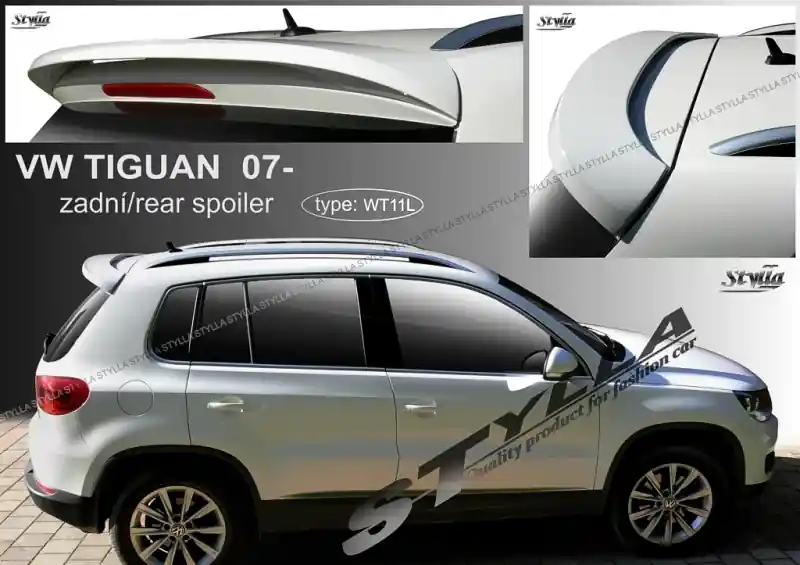 Přímo Od Výrobce Střešní spoiler - stříška Volkswagen Tiguan I (2007 - 2016) - Stylla WT11L