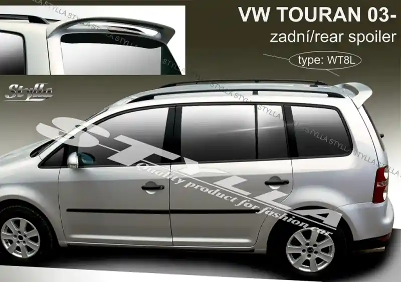 Střešní spoiler - stříška Volkswagen Touran I (2002 - 2010) - Stylla WT8L Tovární Cena