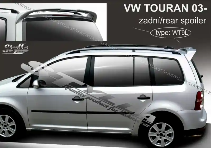 Nejlepší Volba Střešní spoiler - stříška Volkswagen Touran I (2002 - 2010) - Stylla WT9L