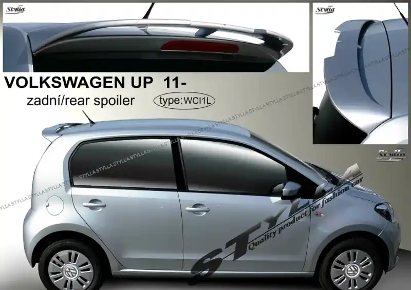 Nejlepší Volba Střešní spoiler - stříška Volkswagen Up! e-Up! (2011 - 2023) - Stylla CI1L
