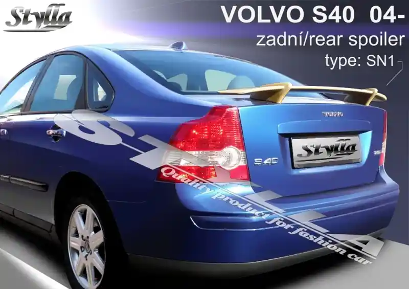 Nejlepší Volba Zadní spoiler Volvo S40 II (2003 - 2012) - Stylla SN1L