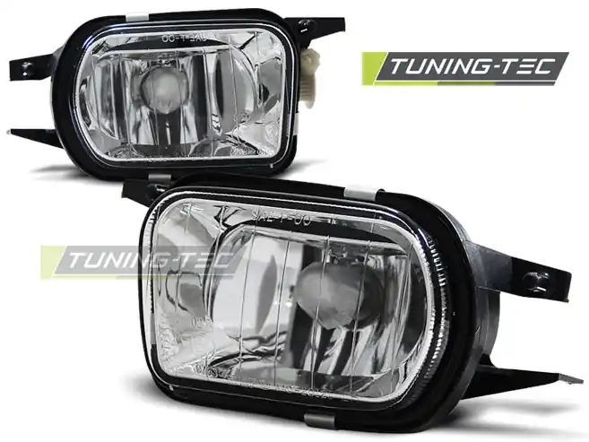 Přední mlhovky Mercedes Benz C W203 (2000 - 2004) - 2 ks - chrom - Tuning Tec Top Prodej