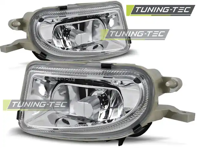 Přední mlhovky Mercedes Benz E W210 (1999 - 2002) - 2 ks - chrom - Tuning Tec Dokud Zásoby Vydrží