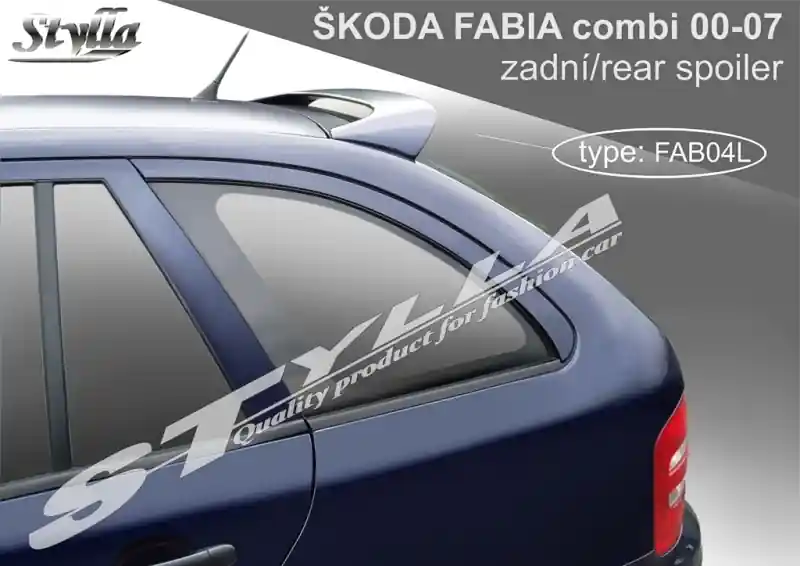 Cenový Hit Střešní spoiler - stříška Škoda Fabia Combi I (2000 - 2007) - Stylla FAB04L