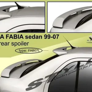 Finální Výprodej Střešní spoiler - stříška Škoda Fabia I Sedan (2001 - 2007) - Stylla FAB07L