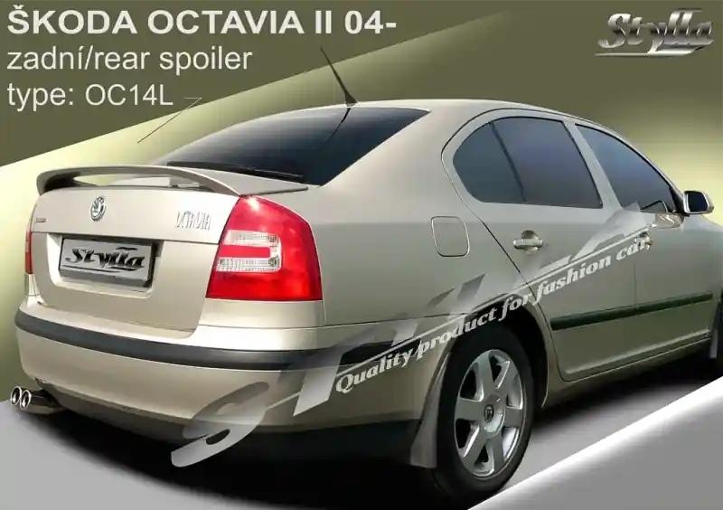 Zadní spoiler Škoda Octavia II (2004 - 2012) - Stylla OC14L Ihned K Objednání