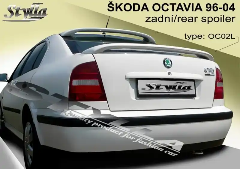 Vrácení Zdarma Zadní spoiler Škoda Octavia I (1996 - 2010) - Stylla OC02L