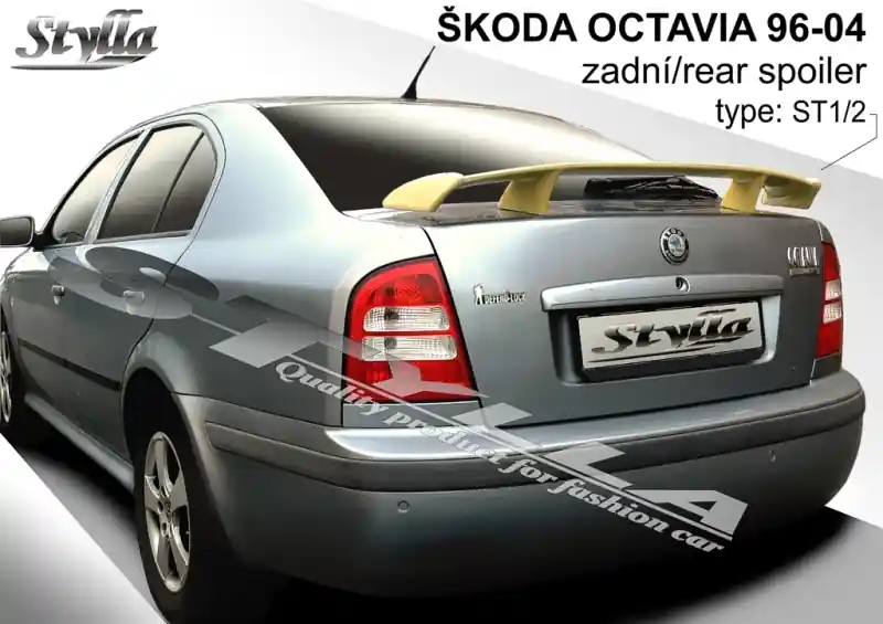 Zadní spoiler Škoda Octavia I (1996 - 2010) - Stylla ST1/2L Přímo Od Výrobce