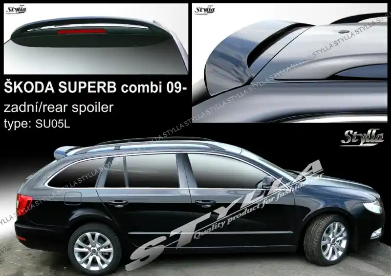 Kup Teď Střešní spoiler - stříška Škoda Superb II Combi (2009 - 2015) - Stylla SU05L
