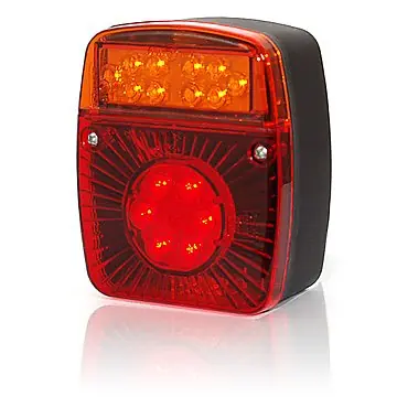 LED světlo na vozíky a přívěsy WAS 476 W18UD (101 x 121 x 56 mm) L+P Nejlepší Cena