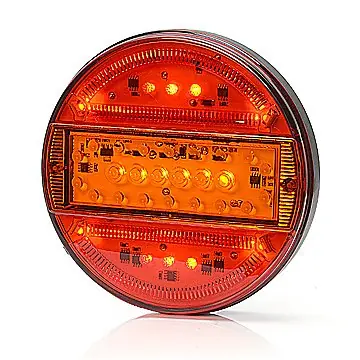 Ověřený LED světlo na vozíky a přívěsy WAS 744 W95 (průměr 140 x 25 mm) L+P