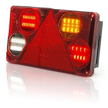 Cenová Bomba LED světlo na vozíky a přívěsy WAS W70DP 392 (232 x 142 x 59 mm)