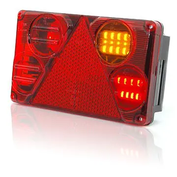 LED světlo na vozíky a přívěsy WAS W70DP 397 (232 x 142 x 59 mm) Top Prodej