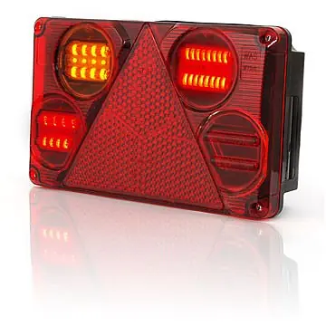 LED světlo na vozíky a přívěsy WAS W70DL 393 (232 x 142 x 59 mm) Hit Sezóny