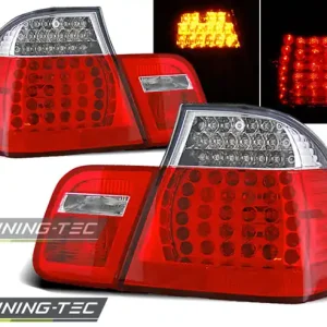 Vrácení Zdarma Zadní čirá LED světla BMW 3 E46 (2001 - 2005) - červené