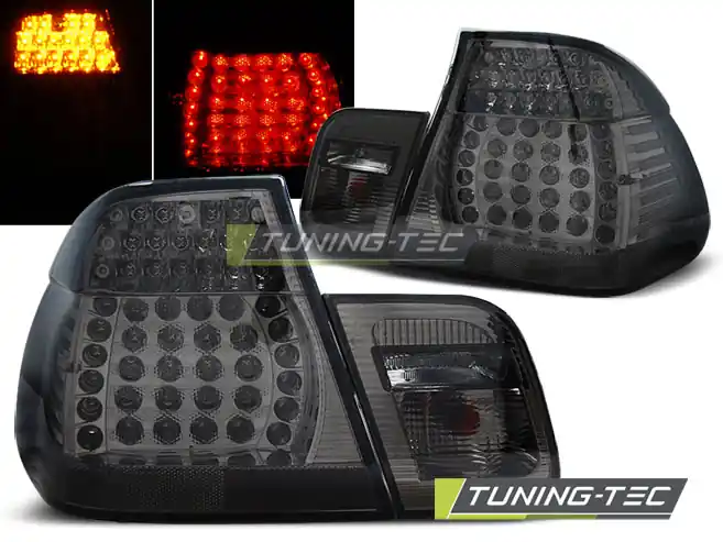 Zadní čirá LED světla BMW 3 E46 (2001 - 2005) - kouřové Oblíbený