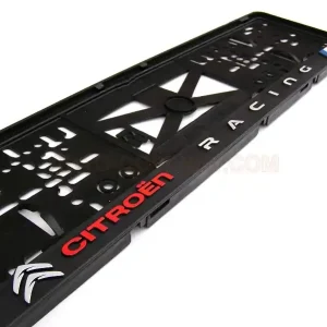Podznačky 3D - podložky SPZ Citroen Racing (2 ks) Dokud Zásoby Vydrží