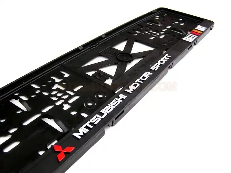 Podznačka 3D - podložka SPZ Mitsubishi Motor Sport (1 ks) Pouze Dnes