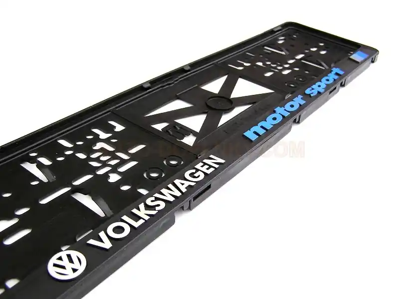 Podznačky 3D - podložky SPZ Volkswagen Motor Sport (2 ks) Nejlepší Cena